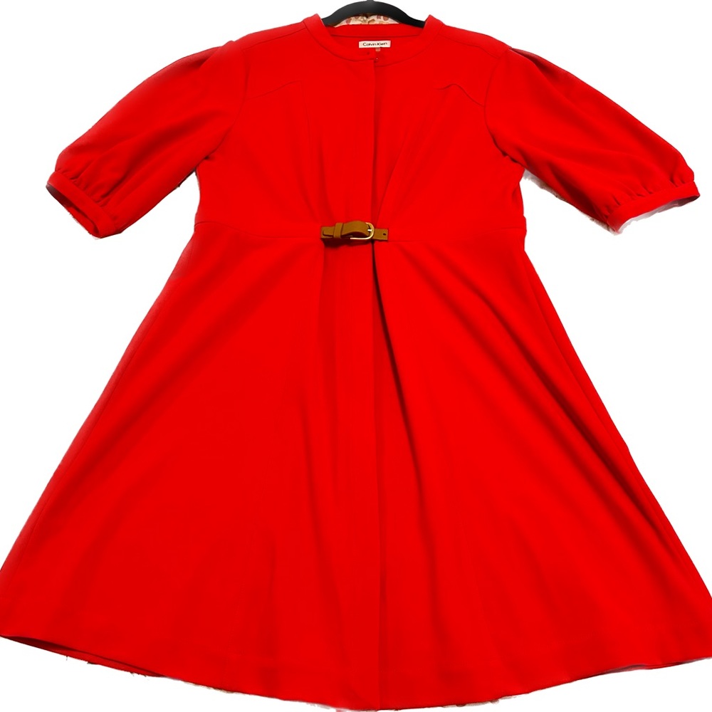 Calvin Klein Pink dress. A line Size 14.